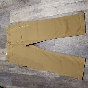 Aeropostale Pants Men's 38x32 Dark Kahki Slim Straight NWT Casual